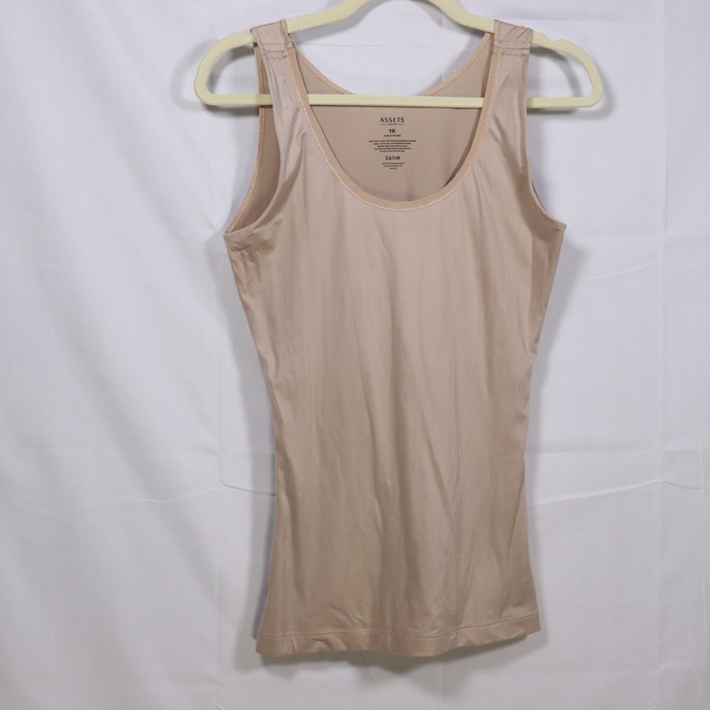 Assets by Spanx Camisole 1X Beige Womens Minimalist Shapewear